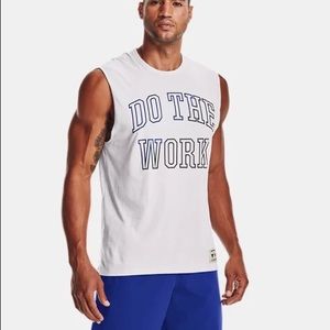 Mens Project Rock Show Sweat Sleeveless Tank